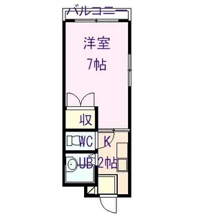 1Kの間取り画像