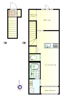 メイプルコート【2階】の間取り