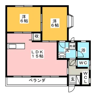 グリーンメイゾン【1階】の間取り