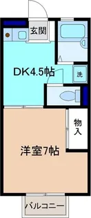 NODAハイツ【1階】の間取り