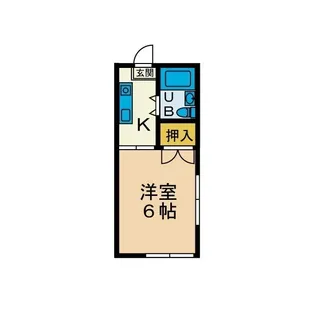 サンハイム妻田【1階】の間取り