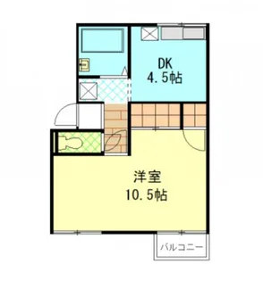 プレジール藤崎【1階】の間取り
