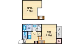 ハーモニーテラス小幡常燈【1階】の間取り