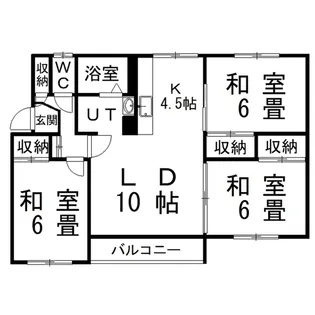 アンカー千歳【1階】の間取り