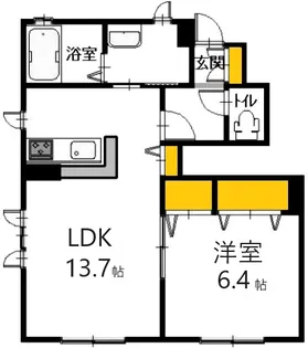 Villa Grace【1階】の間取り