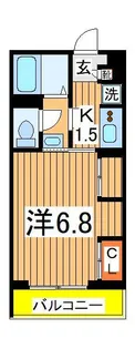 千葉県柏市明原3【アパート】の間取り