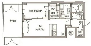 神奈川県横浜市鶴見区下末吉6【マンション】の間取り
