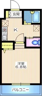 HILLS KOBAYASHIII【2階】の間取り