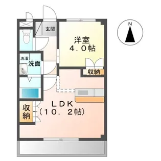 山形県東根市神町北4【アパート】の間取り