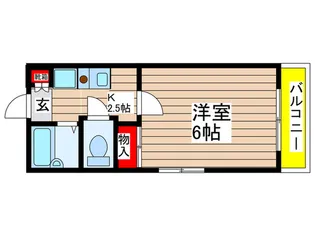 メゾン石川橋B棟【2階】の間取り