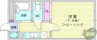 カナディアンTAP21【2階】の間取り