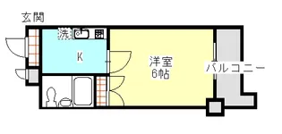 サンハイツ三島中央【4階】の間取り