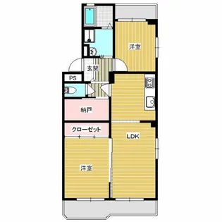 ピースII【2階】の間取り