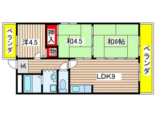 メイプルタウン金山【5階】の間取り