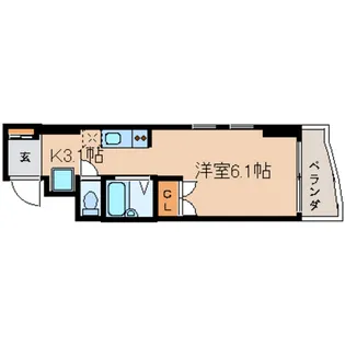 Cocoa【3階】の間取り