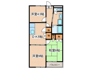 ベルハイツ庄司II【2階】の間取り
