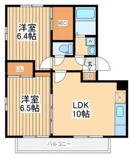 ソレジオM【1階】の間取り