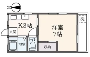 アルトハイムA棟【1階】の間取り
