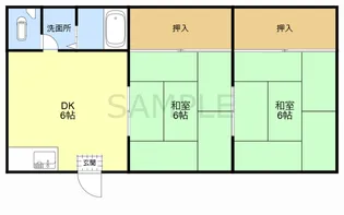 コーポ福与【2階】の間取り