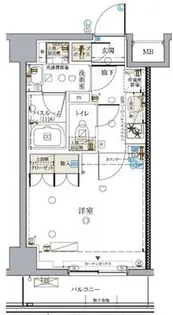 東京都江東区大島5【マンション】の間取り