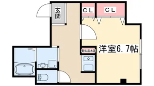 IF西梅田【4階】の間取り