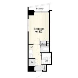 シンシア三軒茶屋太子堂【5階】の間取り