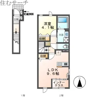 プラ リジェール【2階】の間取り