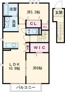 La.HAL 学園の森【2階】の間取り