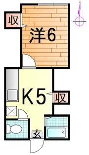 CHATSWORTH七日町【2階】の間取り