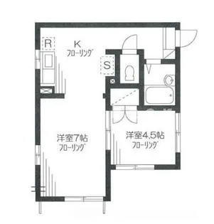 東京都中野区白鷺3【アパート】の間取り