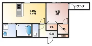 フジパレス豊中岡町【2階】の間取り