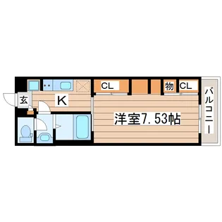 リブリ・はやちね1号館【1階】の間取り