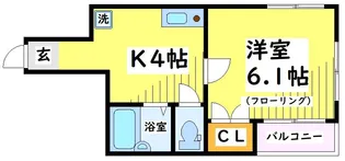 東京都世田谷区南烏山2【マンション】の間取り