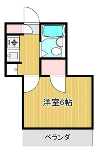 第2ハイツ桐原【3階】の間取り