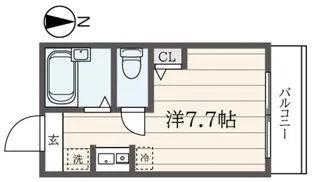 ブロッサムテラス蒲田【2階】の間取り