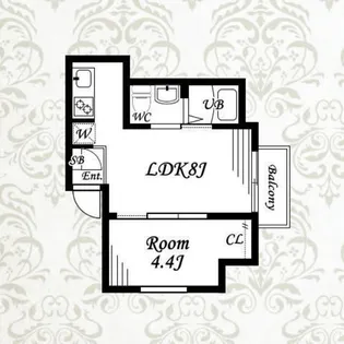 ソレア町田【3階】の間取り