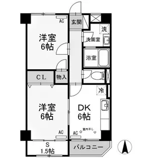 M・S・Yビル【2階】の間取り