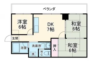 パレット御池【8階】の間取り