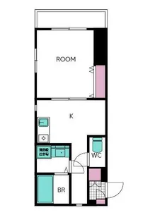 コーポナデシコII【1階】の間取り