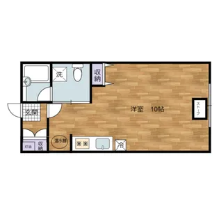 スカイコート【1階】の間取り