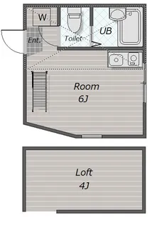 ユナイト鶴見カサブランカ【2階】の間取り