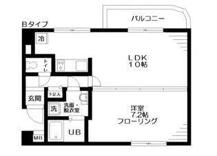 ソレイユほその【2階】の間取り