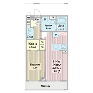 日曜島【2階】の間取り