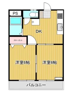 モンテヴェルテ【2階】の間取り