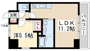 大阪府吹田市江坂町1【マンション】の間取り