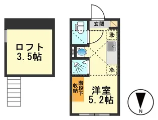 Comfort天照【2階】の間取り