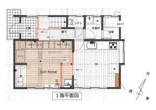 ぬこハウス相模原【2階】の間取り