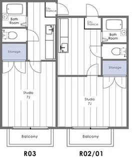 コンフォート21【1階】の間取り