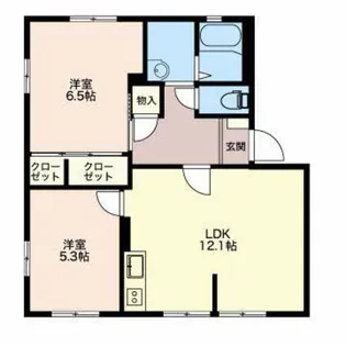 セントラルシャトー松本 A【1階】の間取り