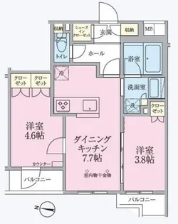 ARKMARK練馬【3階】の間取り